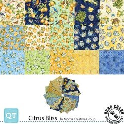 QT Fabrics Citrus Bliss Fat Quarter Bundle QT Fabrics Citrus Bliss Fat Quarter Bundle