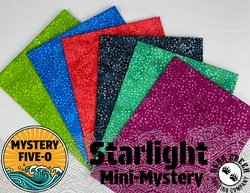 Mystery Five-0 M50 Starlight Fat Quarter Bundle - DAISY DOTS BATIKS