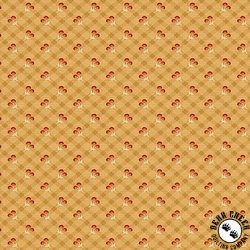 Andover Fabrics Autumn Woods Harvest Check Yellow Andover Fabrics Autumn Woods Harvest Check Yellow