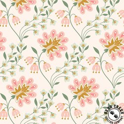 Cloud9 Fabrics Vintage Charm Cecilia Pink/Turquoise Cloud9 Fabrics Vintage Charm Cecilia Pink/Turquoise