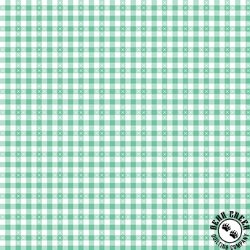 Riley Blake Designs Summer Skies and Fireflies Gingham Aqua Riley Blake Designs Summer Skies and Fireflies Gingham Aqua