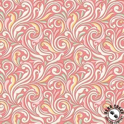 Maywood Studio Regal Rose Scroll Pink Maywood Studio Regal Rose Scroll Pink