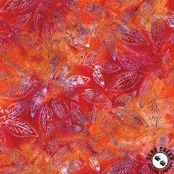 Riley Blake Designs Expression Batiks Chalk and Charcoal Coral Fiesta