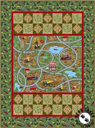 Tonka Road Work Free Quilt Pattern by Quilting Treasures