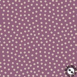 Lewis and Irene Fabrics Isabella Bramley Floral on Blackberry Lewis and Irene Fabrics Isabella Bramley Floral on Blackberry