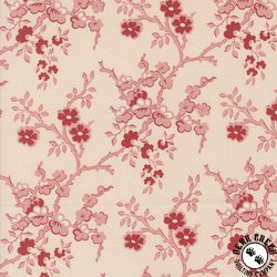 Moda Sally's Stiches Flowering Quince Sweet Pink Moda Sally's Stiches Flowering Quince Sweet Pink