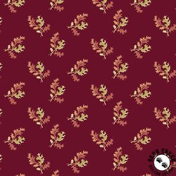 Andover Fabrics Dahlia Holly Berry Cranberry