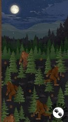 P&B Textiles Bigfoot Country Bigfoot in the Night Panel Multi P&B Textiles Bigfoot Country Bigfoot in the Night Panel Multi
