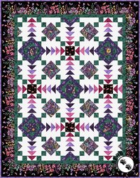 Botanical Magic (White) Free Quilt Pattern