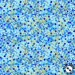 Timeless Treasures Escapade Mosaic Blue