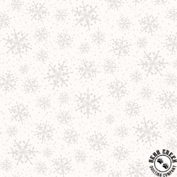 Maywood Studio Solitaire Snowflakes Soft White