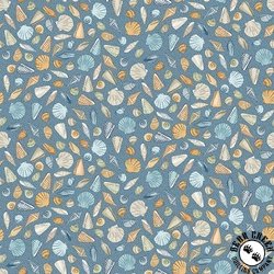 Andover Fabrics High Tide Beachcomber Mid Blue Andover Fabrics High Tide Beachcomber Mid Blue