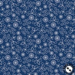 Benartex Among the Wildflowers II Tin Lantern Indigo Benartex Among the Wildflowers II Tin Lantern Indigo