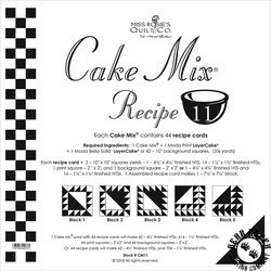 Miss Rosie's Quilt Co. Cake Mix Recipe 11 Foundation Paper