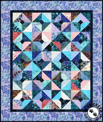 Watercolor Blossoms Burst of Color Free Quilt Pattern
