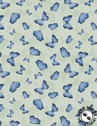 Wilmington Prints Among The Irises Butterfly Toss Green Wilmington Prints Among The Irises Butterfly Toss Green