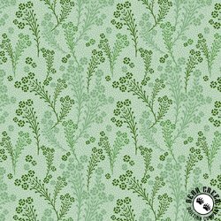Andover Fabrics Lush Sprigs Jade