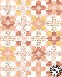 Petals and Pony Luck Do Si Do (Pink) Free Quilt Pattern