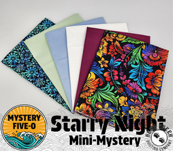 Mystery Five-0 M50 Mini Mystery Fat Quarter Bundle - VIVID #2