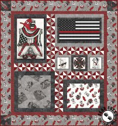 Thin Red Line II Free Quilt Pattern