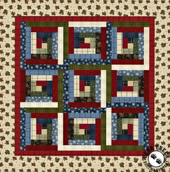 A Very Wooly Winter Cabins Free Quilt Pattern