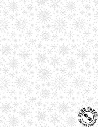 Wilmington Prints Baking Up Joy Snowflakes All Over White