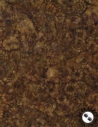 Wilmington Prints Cinnamon Twist Batiks Mosaic Circles Brown Wilmington Prints Cinnamon Twist Batiks Mosaic Circles Brown