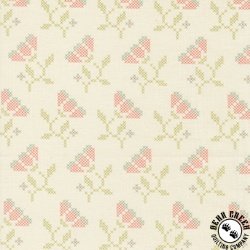 Moda Sunbonnet Blooming Stitches Porcelain