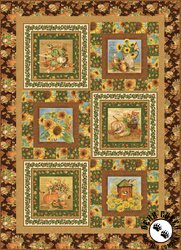 Harvest Botanical Free Quilt Pattern by Henry Glass