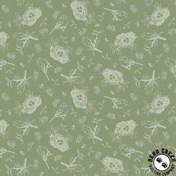Windham Fabrics Afternoon in the Garden Bird Song Sage Windham Fabrics Afternoon in the Garden Bird Song Sage