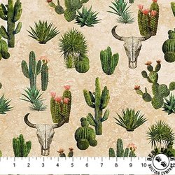 Northcott Stonehenge Sedona Spirit Open Cactus Beige/Multi