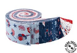 Stars and Stripes Forever Strip Roll by Riley Blake Designs Stars and Stripes Forever Strip Roll by Riley Blake Designs