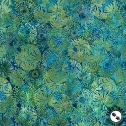 In The Beginning Fabrics Allure Exotic Blue/Green In The Beginning Fabrics Allure Exotic Blue/Green