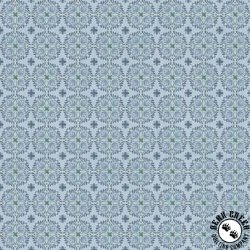 Windham Fabrics Flower Shop Ceramic Tile Powder Blue
