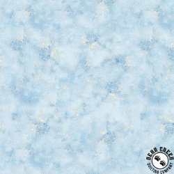 Clothworks Naturescape Splatter Light Sky