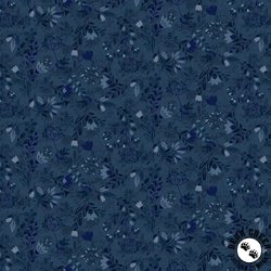 Henry Glass Meadow 108 Inch Wide Backing Fabric Indigo Henry Glass Meadow 108 Inch Wide Backing Fabric Indigo