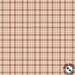 Clothworks Lake and Lodge Plaid Light Red