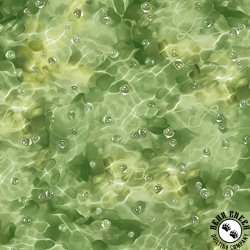 P&B Textiles Koi Pond Reflections Green P&B Textiles Koi Pond Reflections Green