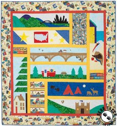 Row by Row On The Go - Travelogue Free Quilt Pattern by Timeless Treasures Row by Row On The Go - Travelogue Free Quilt Pattern by Timeless Treasures