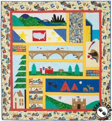 Row by Row On The Go - Travelogue Free Quilt Pattern by Timeless Treasures