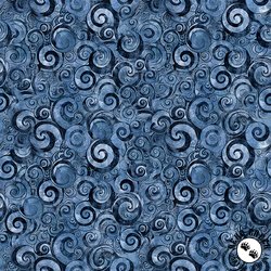 QT Fabrics Mountain Splendor Scroll Geo Blue QT Fabrics Mountain Splendor Scroll Geo Blue