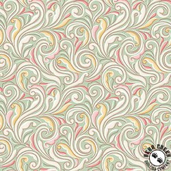 Maywood Studio Regal Rose Scroll Green