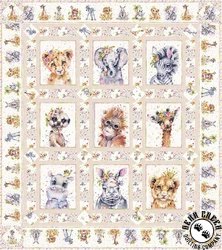 Little Darlings Safari Free Quilt and Pillow Pattern Little Darlings Safari Free Quilt and Pillow Pattern