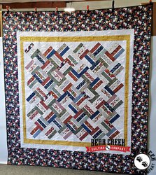 Rail Fence on Point Quilt Pattern - PDF DOWNLOAD