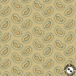 Andover Fabrics Carolina Paisley Blue Andover Fabrics Carolina Paisley Blue