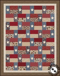 Hold 'em or Fold 'em - Stars and Stripes Free Quilt Pattern by Maywood Studio