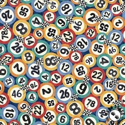 QT Fabrics Turbo Tykes Numbers Navy QT Fabrics Turbo Tykes Numbers Navy