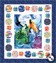 Spirit of the Wolf I Free Quilt Pattern