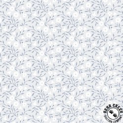 Lewis and Irene Fabrics Evenfall Moonflower Pale Grey Lewis and Irene Fabrics Evenfall Moonflower Pale Grey