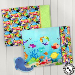Under The Sea - Easy Pillowcase Free Pattern Under The Sea - Easy Pillowcase Free Pattern